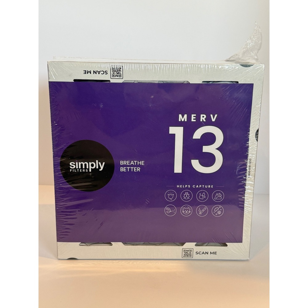 Simply Filters 10x10x1 MERV 13 Pleated Air Filter 6 Pack HVAC AC Furnace Filter